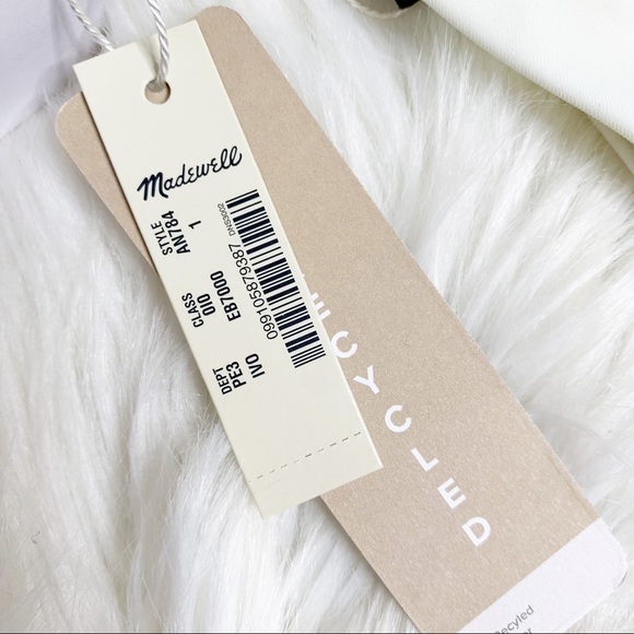 Madewell X Palm Anais White Cheeky Bikini Bottom - Picture 8 of 9